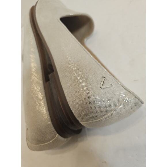 Vionic Willa II Loafers Women’s Size 6 Silver Shimmer Preppy‎ Flats Comfort - Picture 6 of 11
